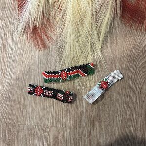 Handcrafted Beaded Kenyan Flag Bracelet Bundle